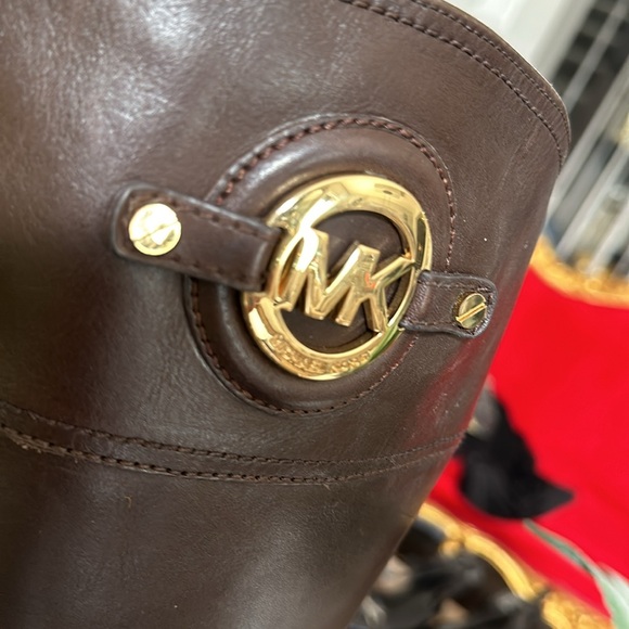 Michael Kors Brown Riding boots 8M (38.5) - Picture 4 of 7
